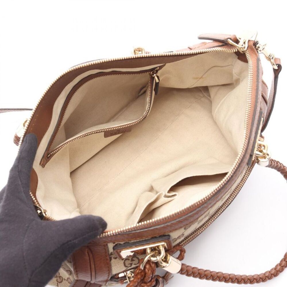 Gucci Bella Bamboo GG Canvas Tote Bag - Picture 10 of 10